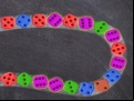 Juego ChalkBoard Dice Caster