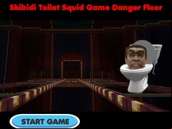 Juego Skibidi Toilet Squid Game Danger Floor
