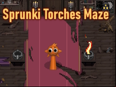 Juego Sprunki Torches Maze